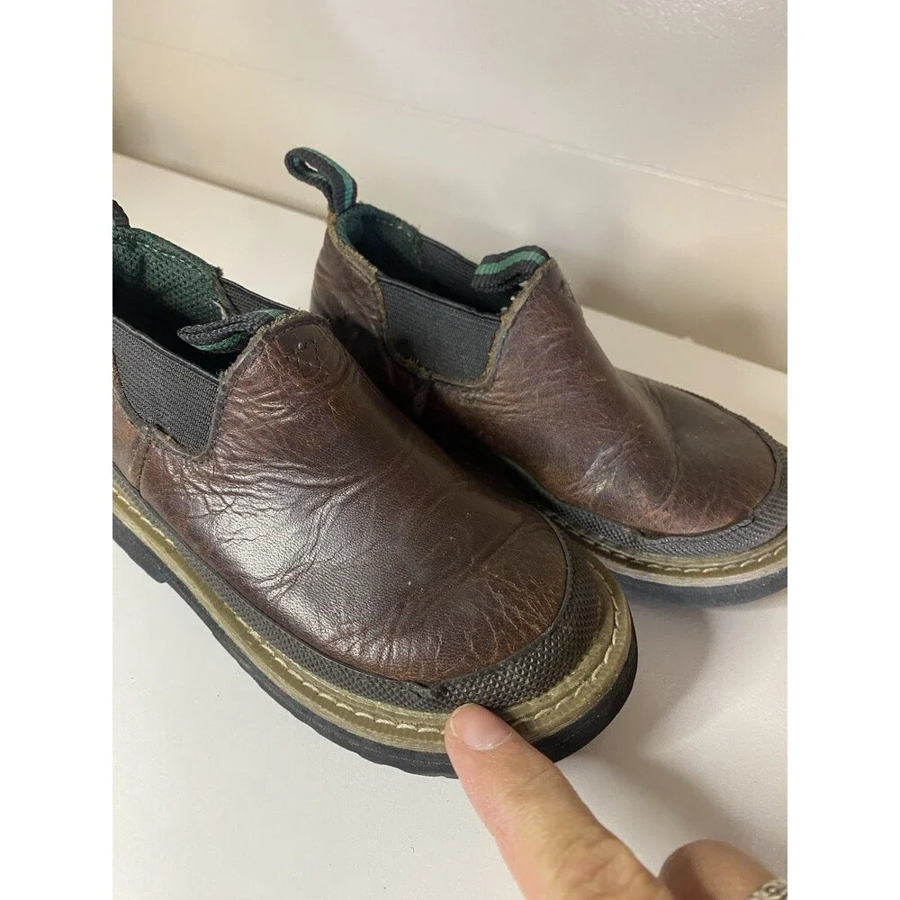 Toddler’s Size 8 Georgia Boot Georgia Giant Romeos Kids Brown Leather Slip On